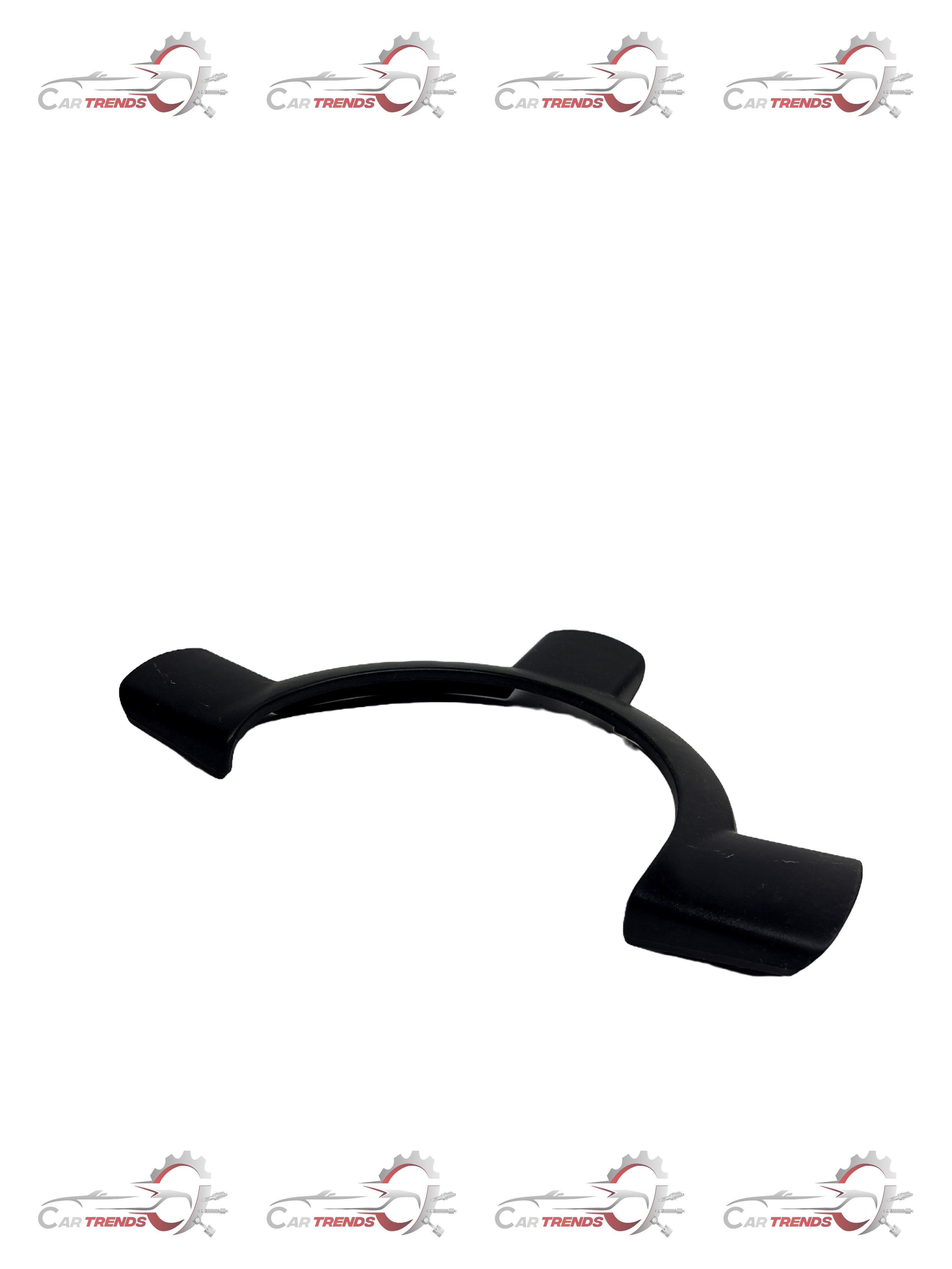 CarTrends Spark upper steering wheel cover, spare part, with textured black material and ergonomic design for vehicle interior.