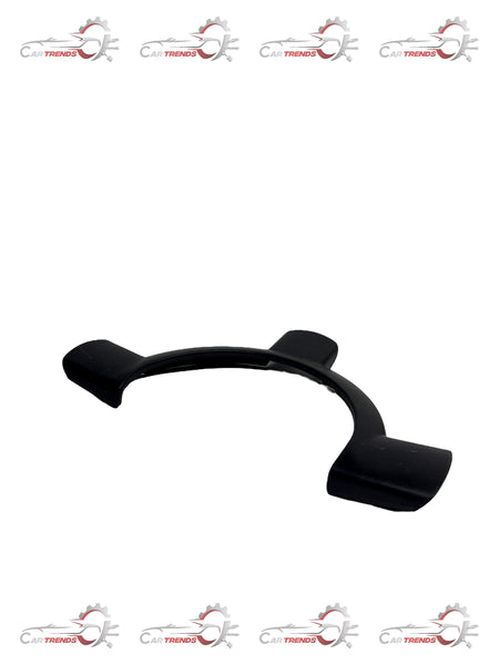 CarTrends Spark upper steering wheel cover, spare part, with textured black material and ergonomic design for vehicle interior.