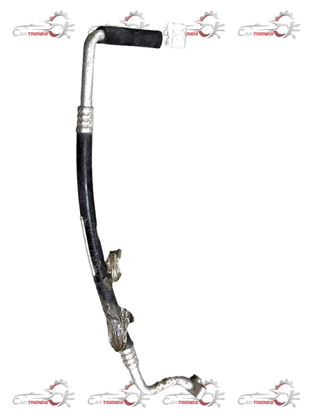 CarTrends refrigerant suction hose for Aveo, spare auto parts component, with flexible rubber and metal fittings.