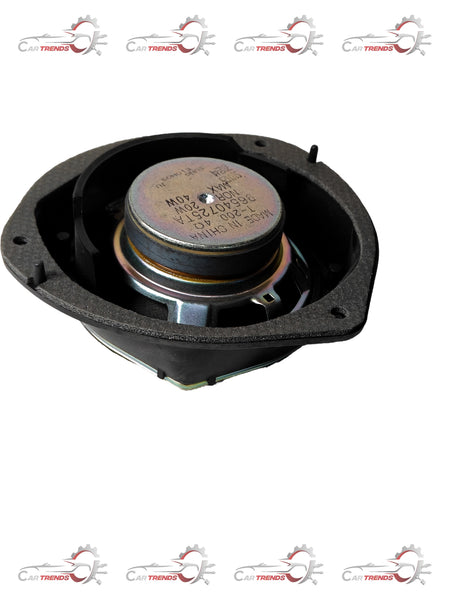 CarTrends AVEO front speaker spare part, showing the black speaker unit with mounting details and wiring connection.