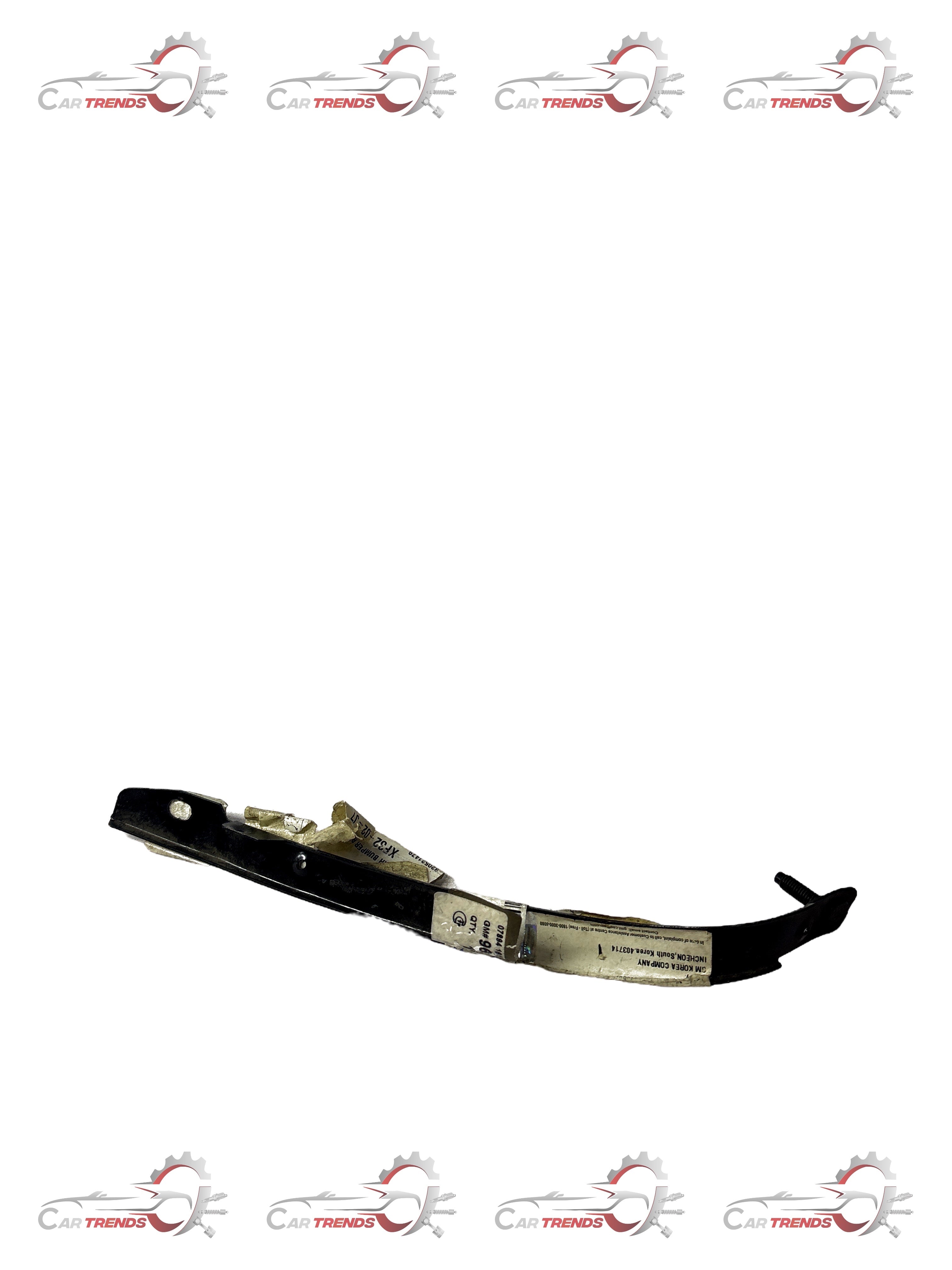 CarTrends rear bumper support for Aveo, right side, automotive spare part showing the bumper support component.