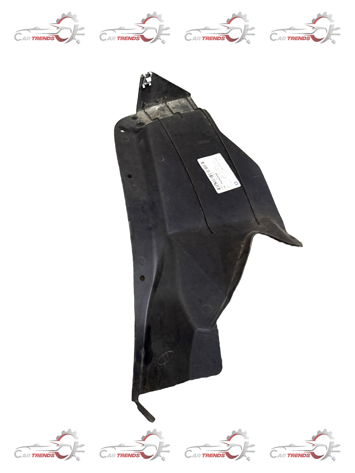 CarTrends rear right fender lining for Opel Optra, close-up view of the spare auto part showing fit and material details.