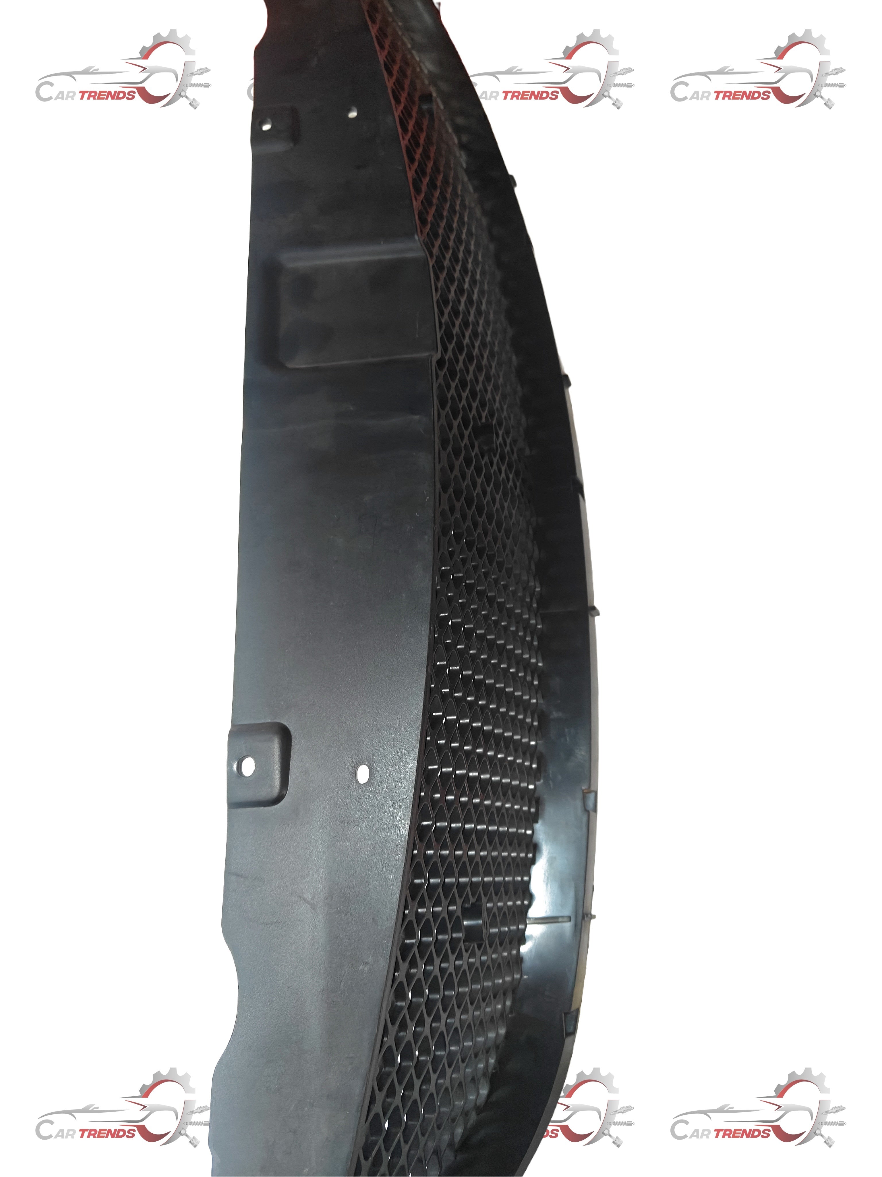 CarTrends radiator grille housing for Optra, spare parts component, showing the black plastic grille with mounting points.