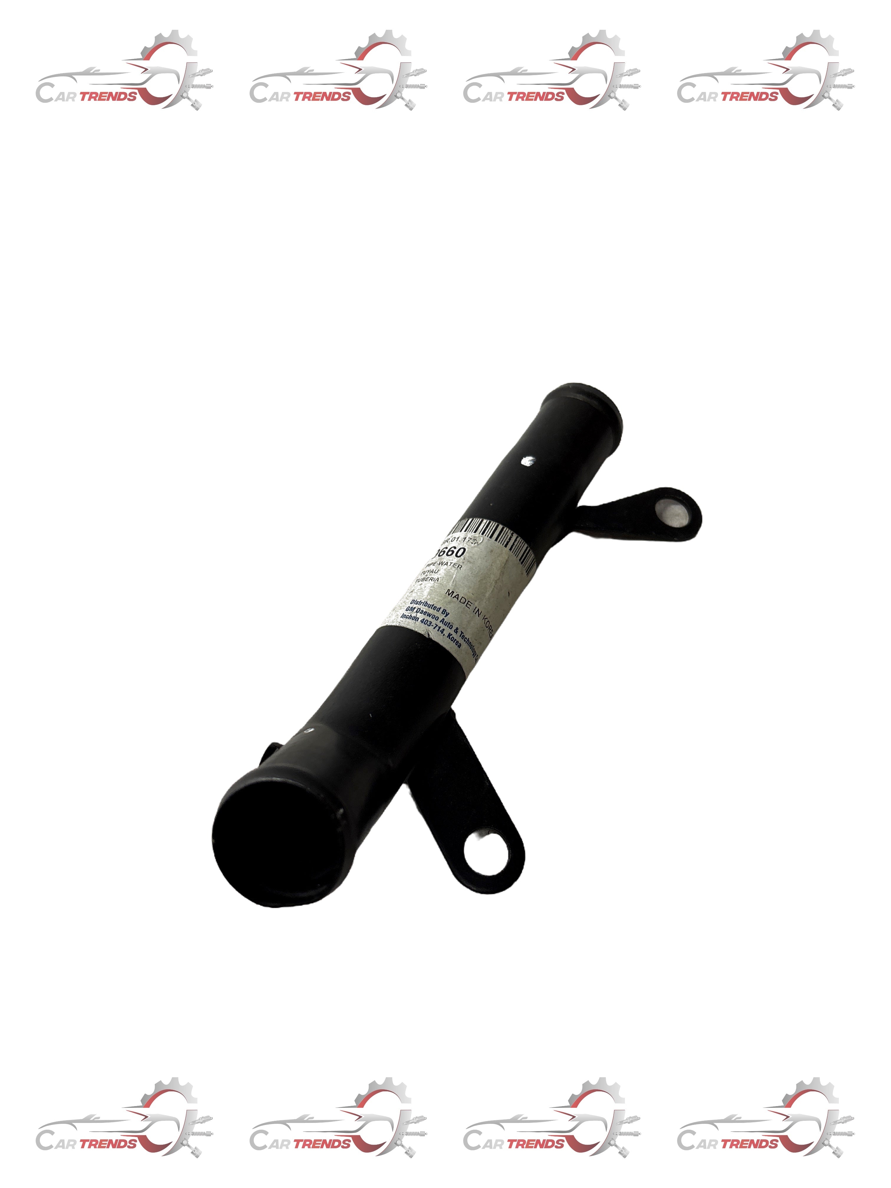 CarTrends radiator pump pipe for Aveo, spare part for vehicle cooling system, shown in the image.