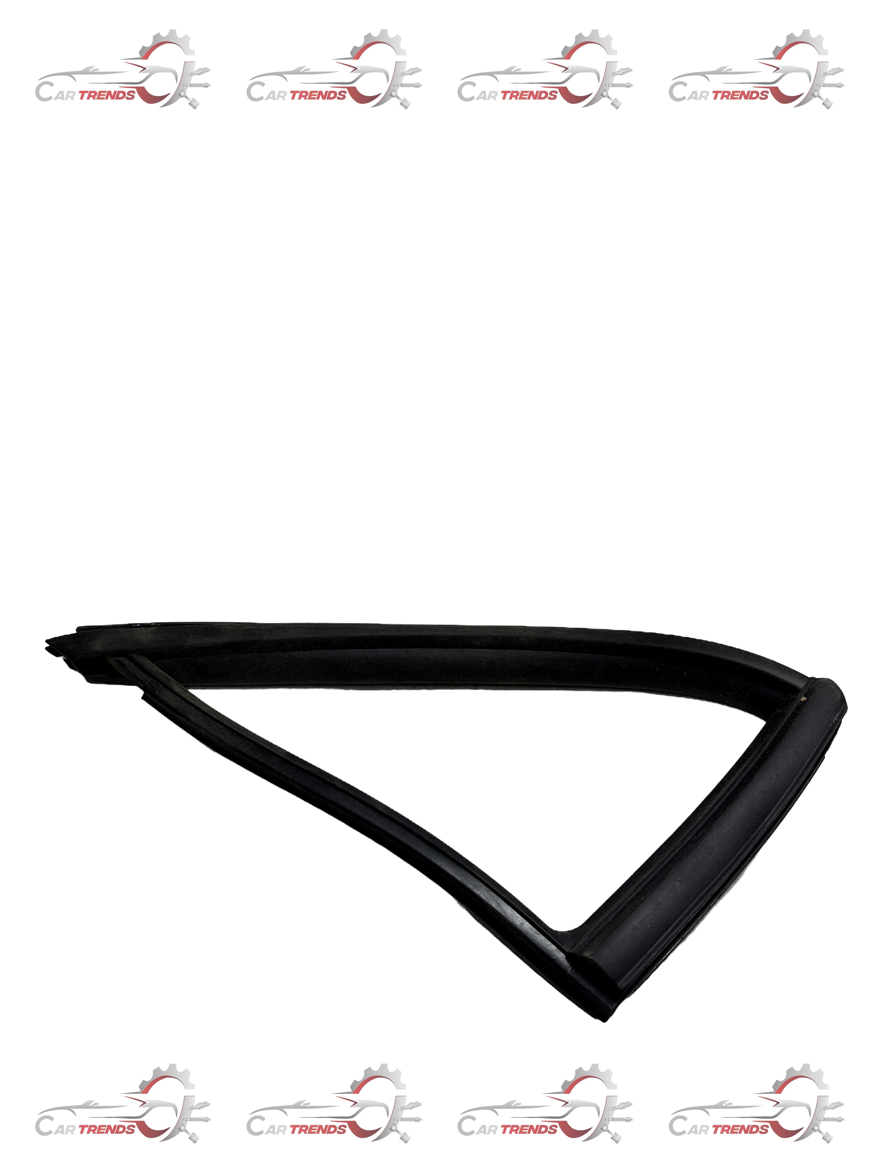 CarTrends Spark front right door glass moulding, car spare part showing the molded rubber seal and attachment points
