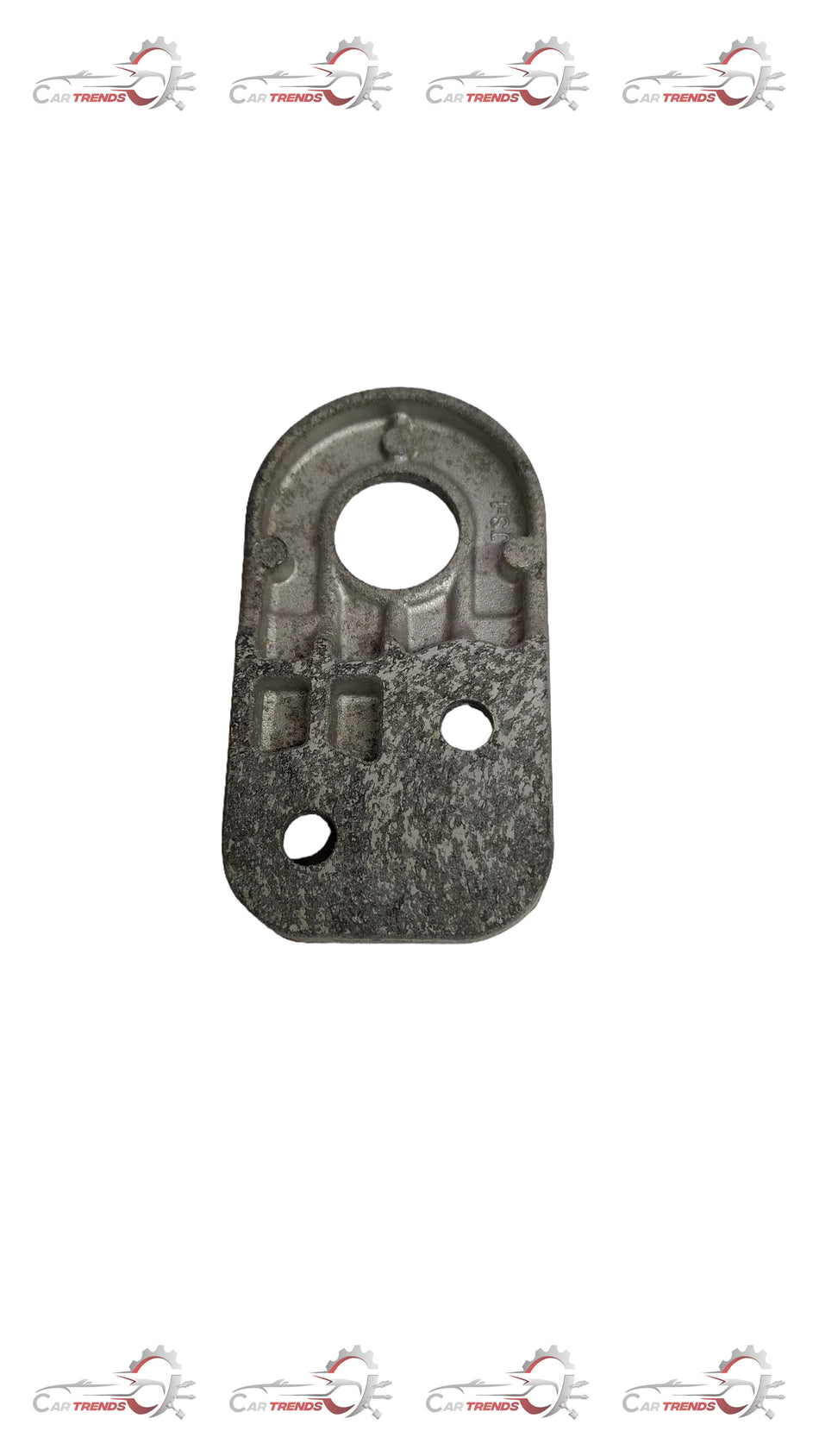 Lower radiator bracket for Chevrolet Beat by CarTrends, a durable spare part designed to support the vehicle's cooling system.