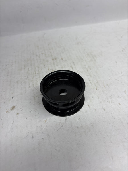 CarTrends rear ABS washer beat, spare car part, close-up view of the white plastic washer used in vehicle brake systems