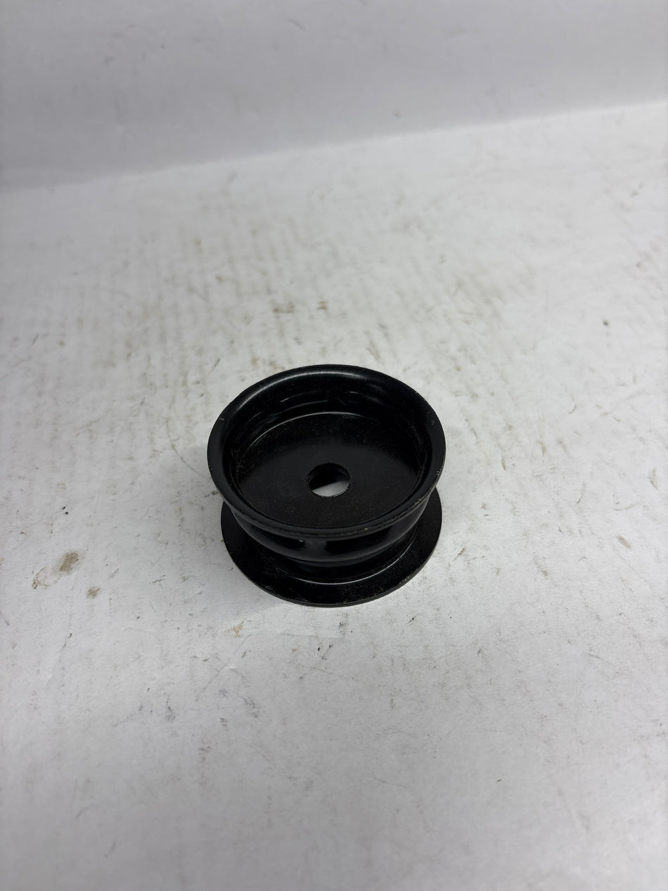 CarTrends rear ABS washer beat, spare car part, close-up view of the white plastic washer used in vehicle brake systems