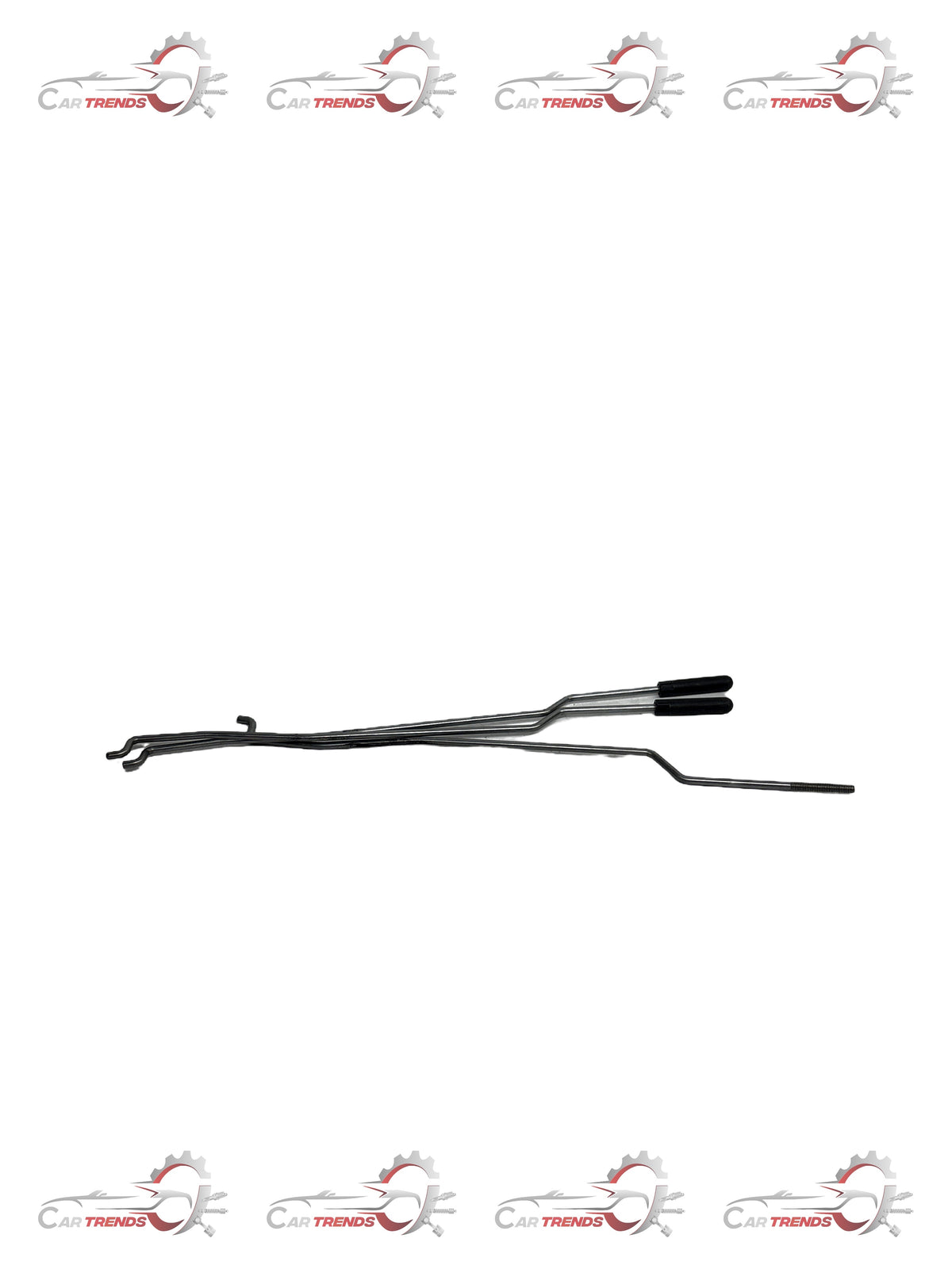 CarTrends steering leakage rod for Cruze, automotive spare part, close-up of the black metal component with mounting points.