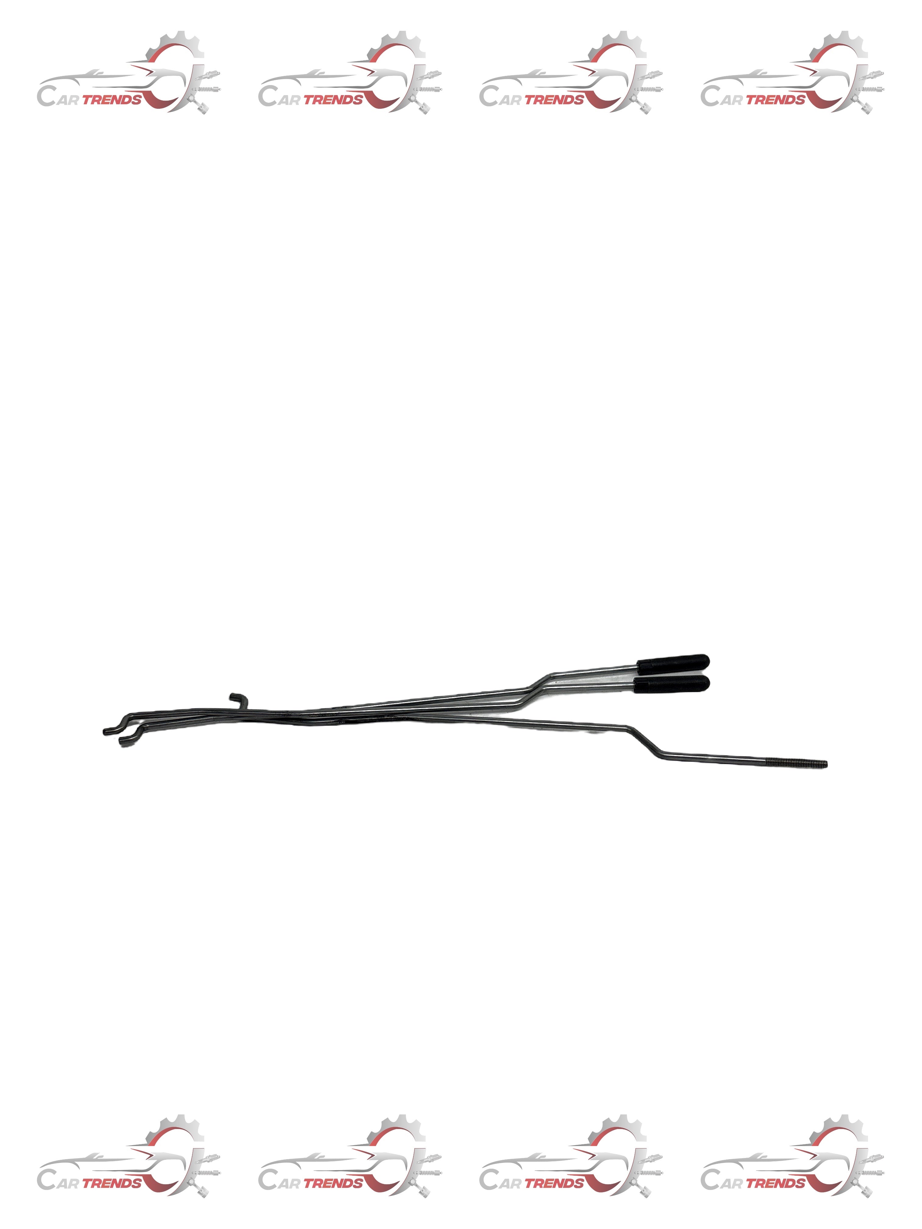CarTrends steering leakage rod for Cruze, automotive spare part, close-up of the black metal component with mounting points.
