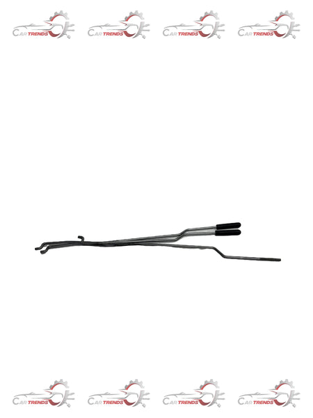 CarTrends steering leakage rod for Cruze, automotive spare part, close-up of the black metal component with mounting points.