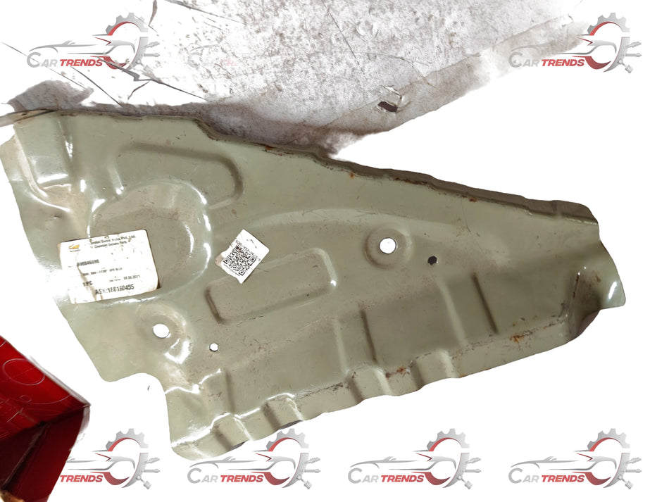 CarTrends rail compartment beat left side spare part for vehicle interior, showing the detailed metal component with mounting points.