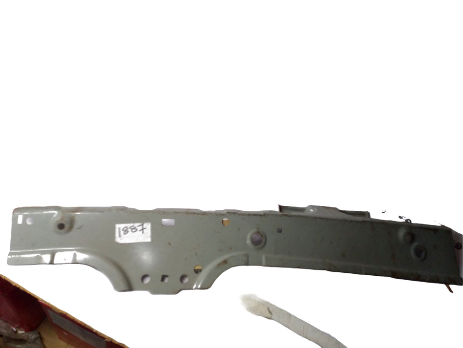 CarTrends rear rail beat left side spare part for vehicle, showing metal rail with mounting points and side view.