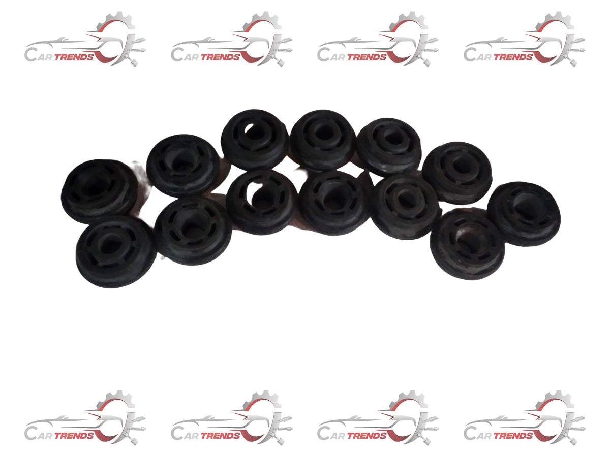 CarTrends upper radiator insulator for Opel Optra, spare part shown in black with mounting points and insulation material visible.