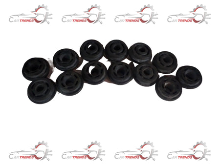 CarTrends upper radiator insulator for Opel Optra, spare part shown in black with mounting points and insulation material visible.