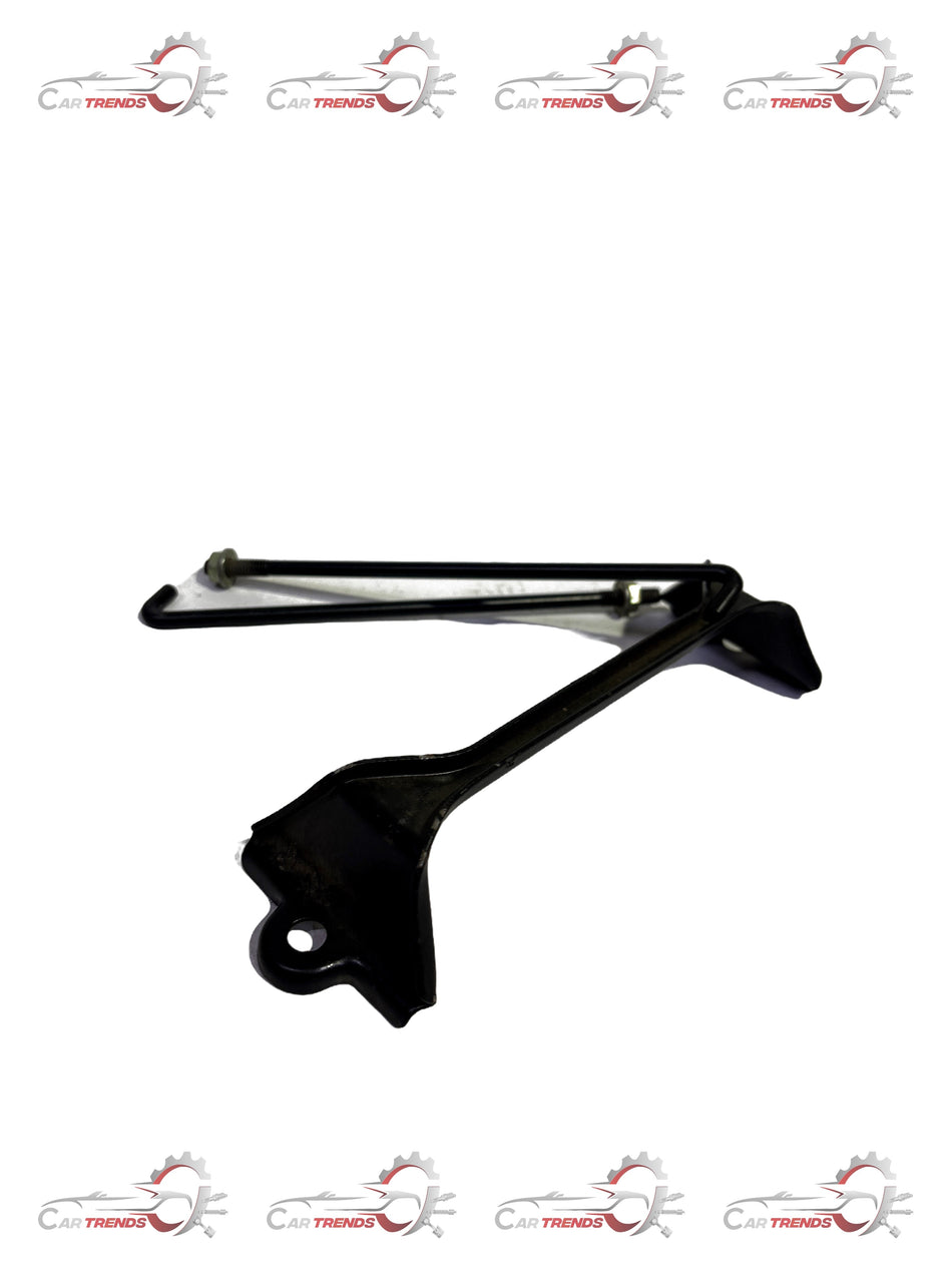 CarTrends J981274L0 battery holder for Aveo, a spare automotive part with black plastic construction and metal contacts.
