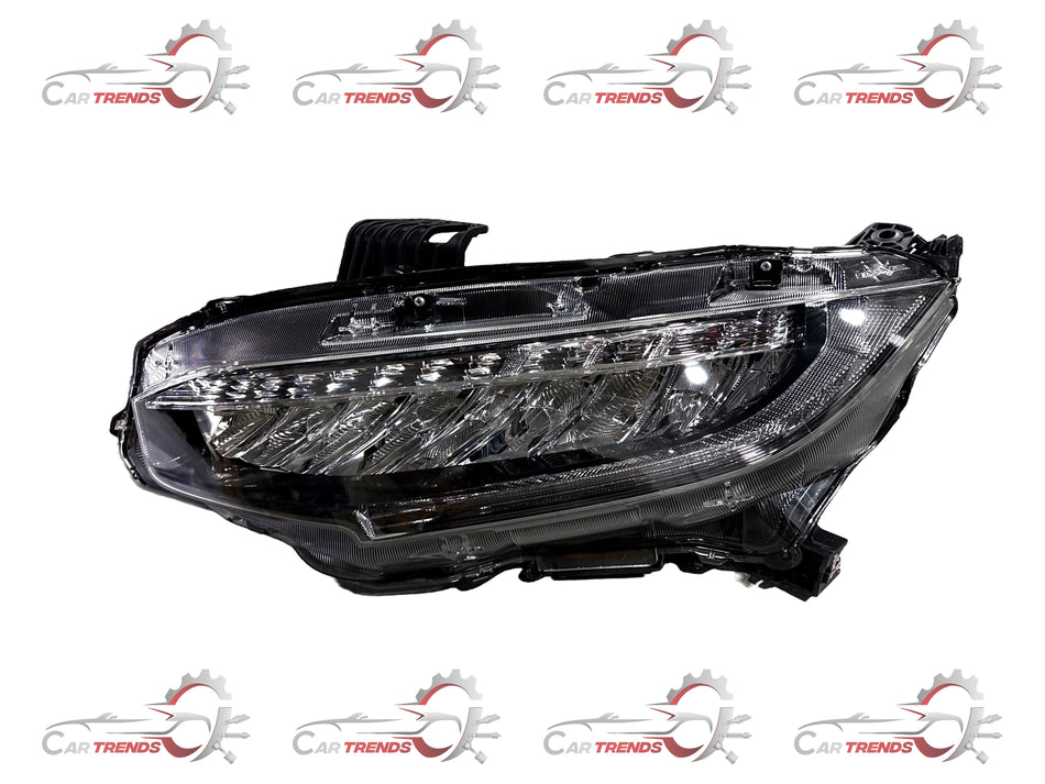 CarTrends Honda City petrol head light assembly spare part, front left headlamp with clear lens and wiring.