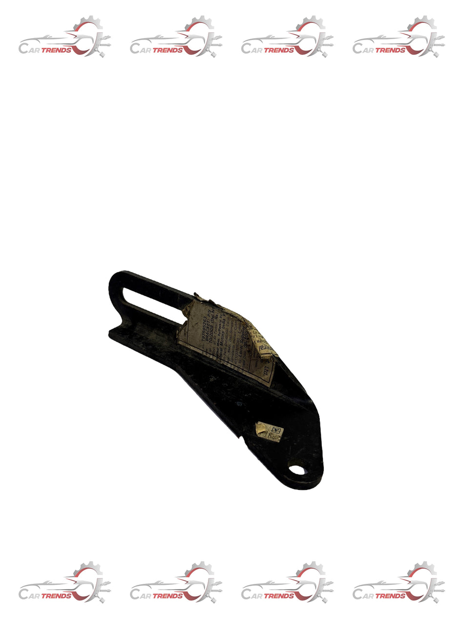 CarTrends power steering pump rear bracket for vehicle, showing the spare part with mounting points and metal construction.