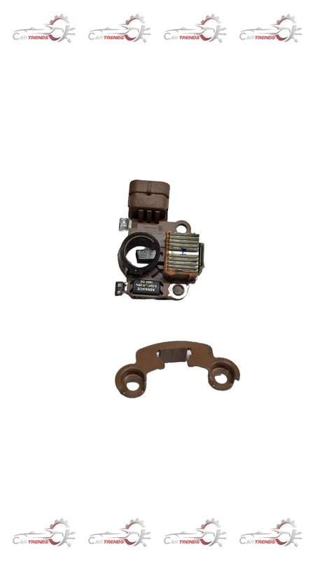CarTrends regulator assembly for Aveo J982605L0 spare part, showing the mechanical component with mounting features.