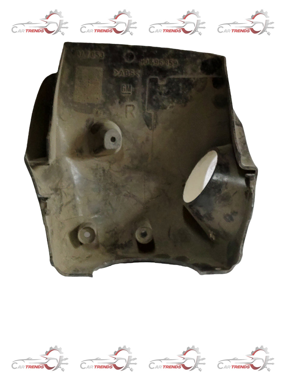 CarTrends lower Corsa steering cover, spare part for steering wheel protection, shown on a vehicle steering wheel.