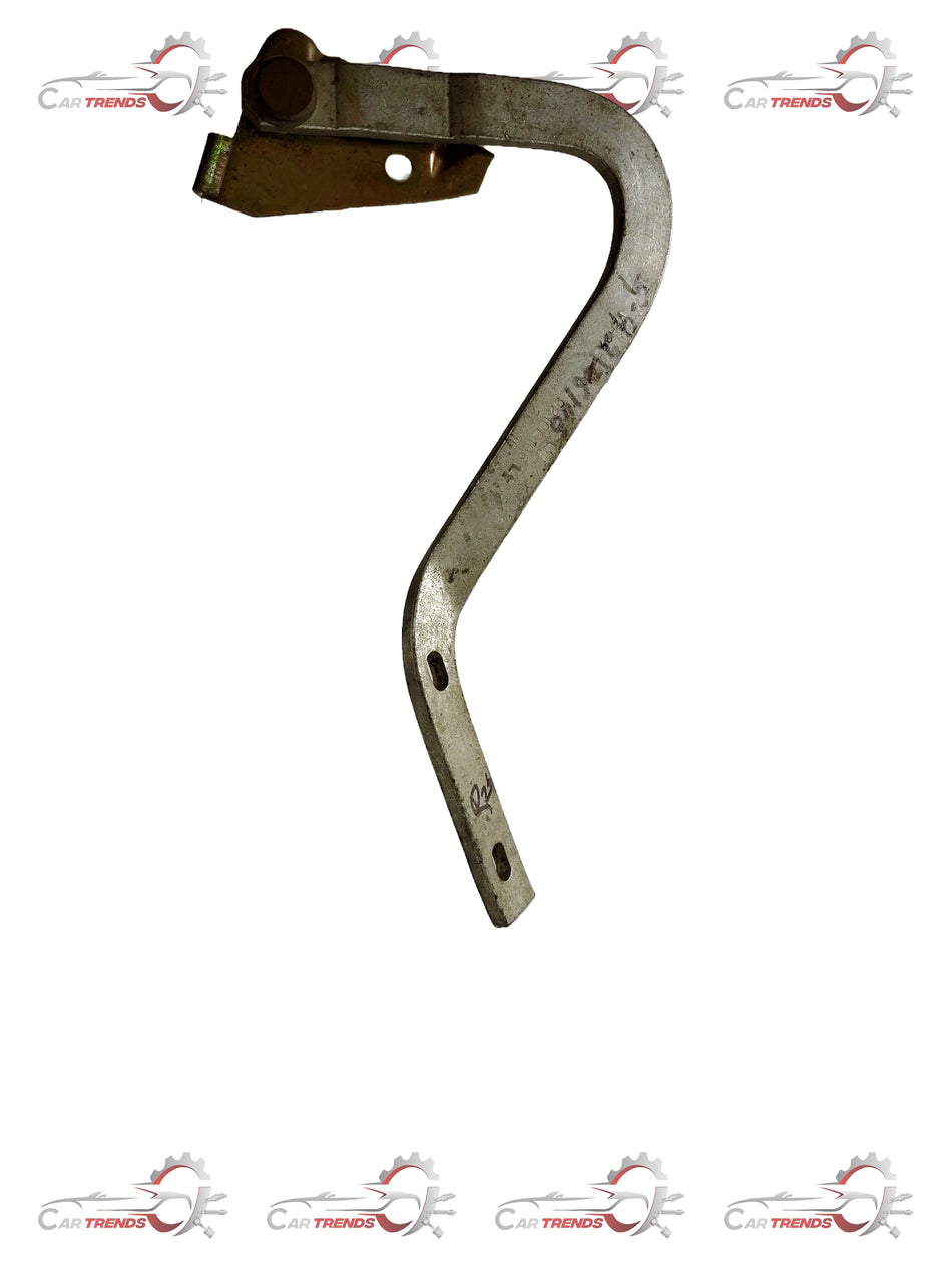 CarTrends Bonet Hinge Corsa left side spare part, close-up view of the automotive hinge for vehicle bonnet or hood.