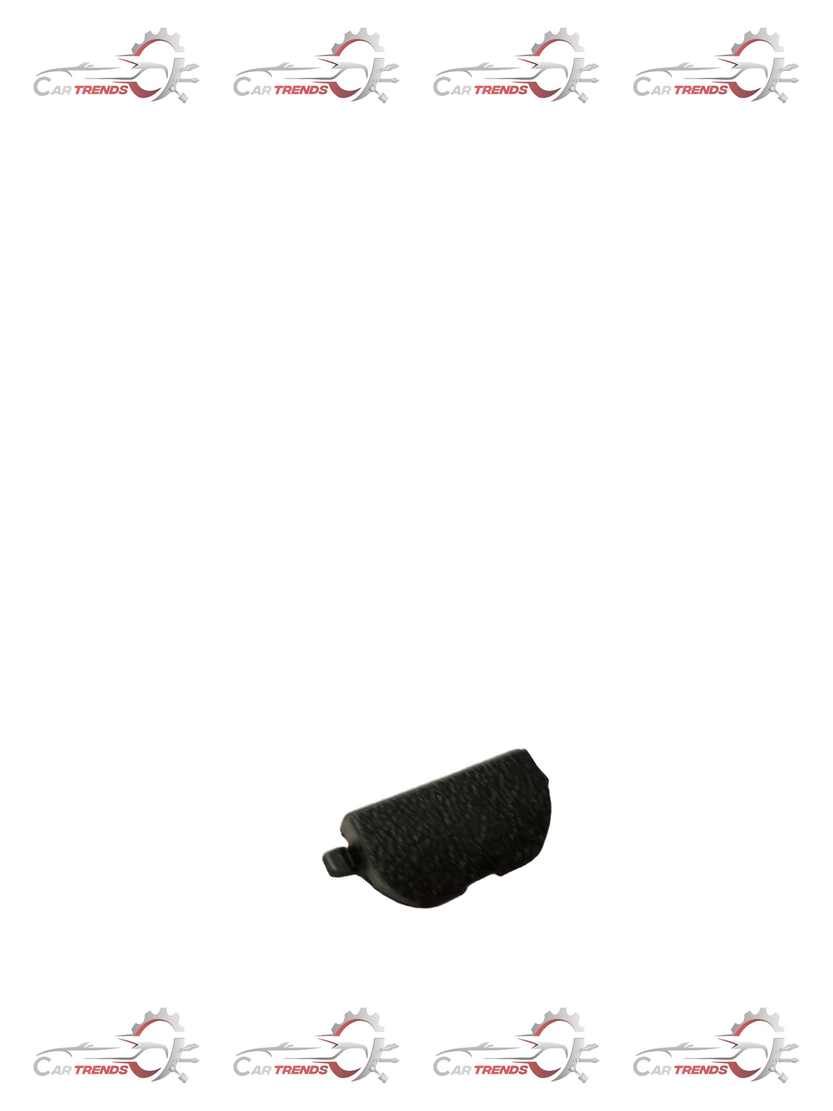 CarTrends S93280022 Trim Plate Cap for Corsa, spare parts, showing the black plastic trim cap with fastening details