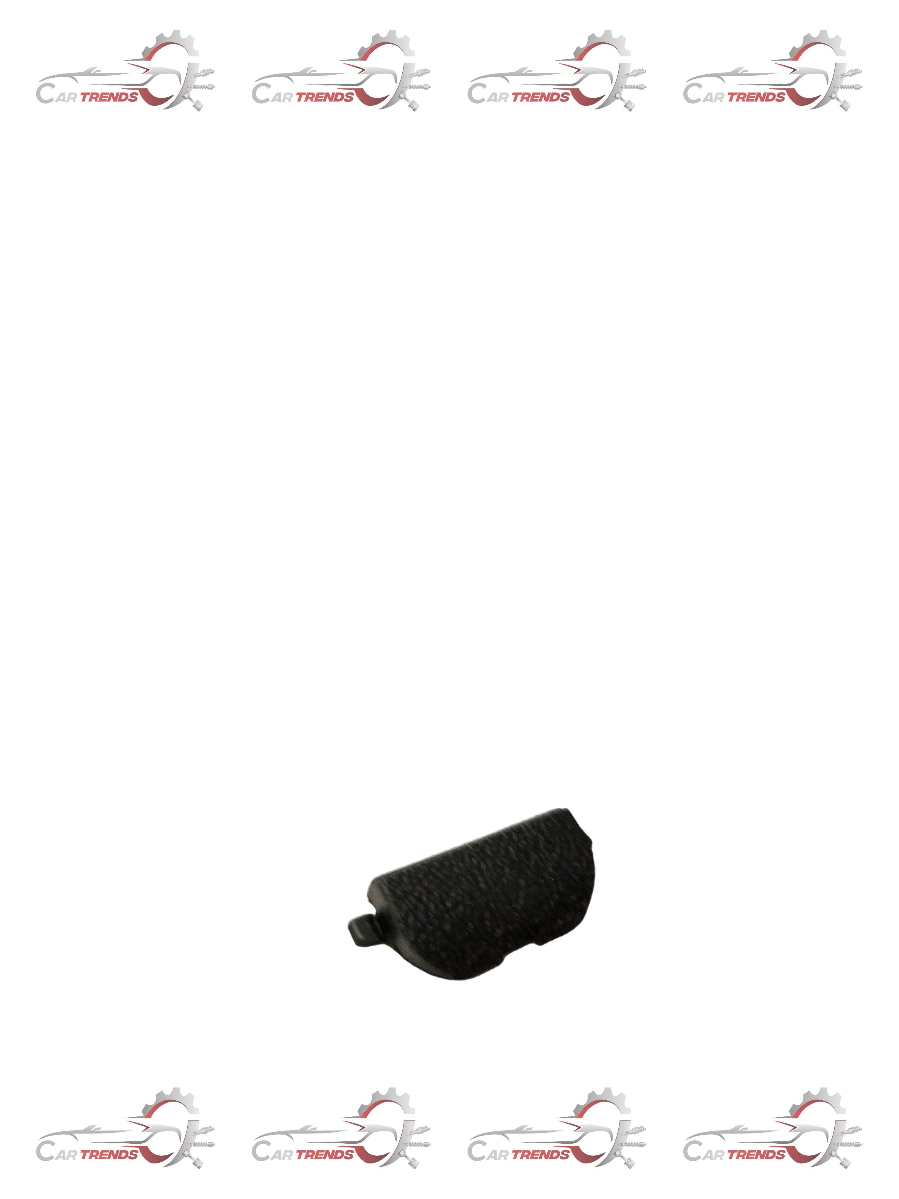 CarTrends S93280022 Trim Plate Cap for Corsa, spare parts, showing the black plastic trim cap with fastening details