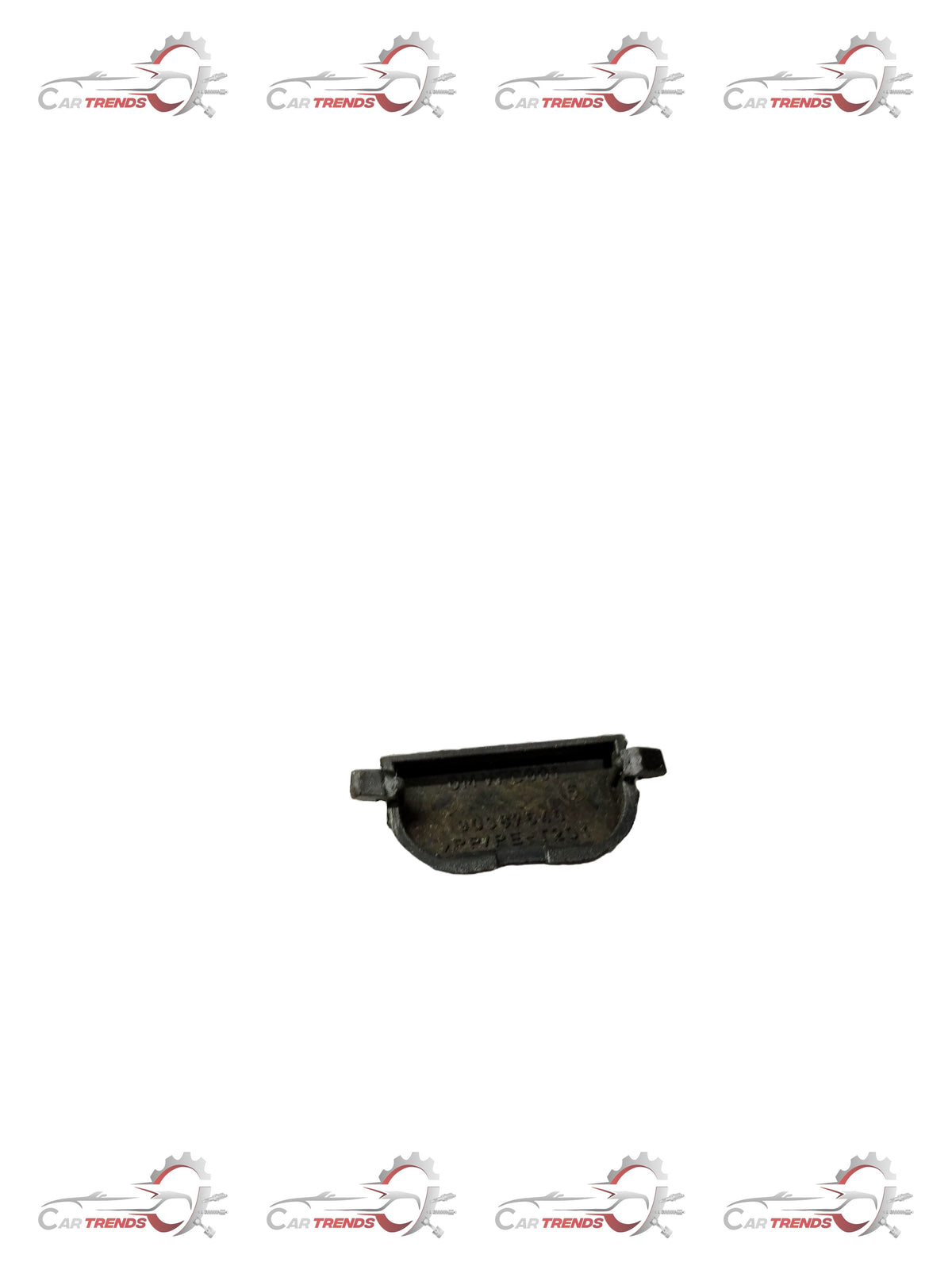 CarTrends S93280022 Trim Plate Cap Corsa for car spare parts, showing a black plastic trim cap with mounting clips.