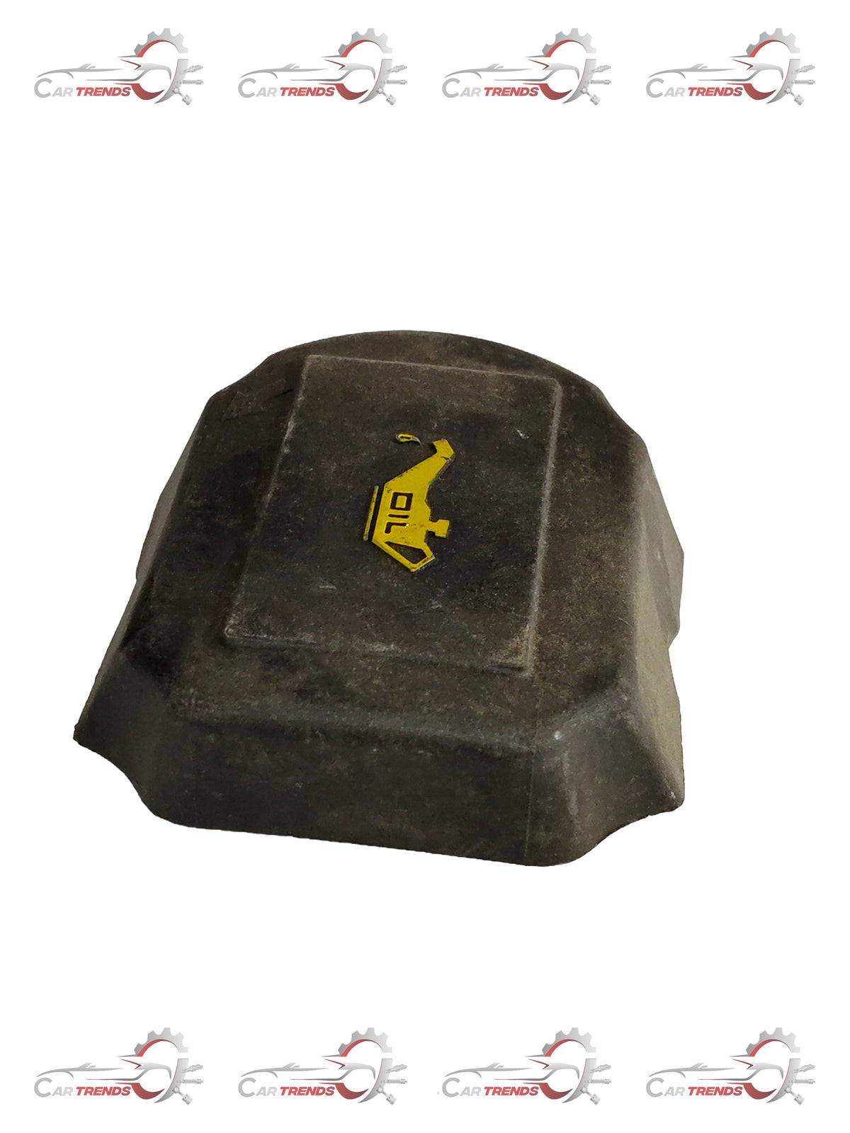 CarTrends engine oil filler cap for Corsa, spare part replacement, with metal construction and secure fit for vehicle engine.