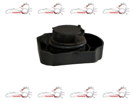 CarTrends engine oil filler cap for Corsa, spare parts component, black metal cap with car engine branding.
