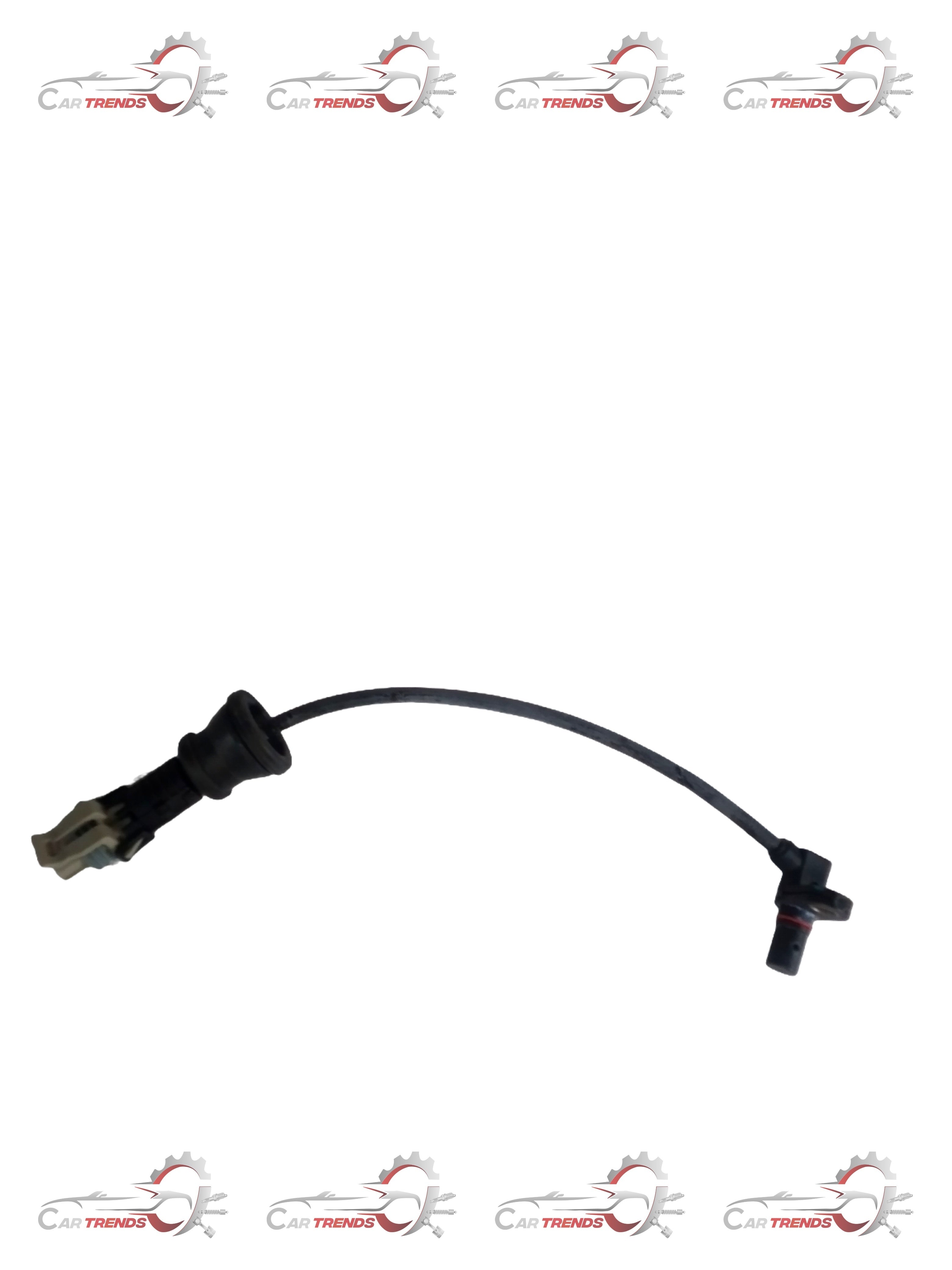 CarTrends Sensor Wheel Cap for Captiva J96626080, close-up of black wheel sensor cap with branding details.