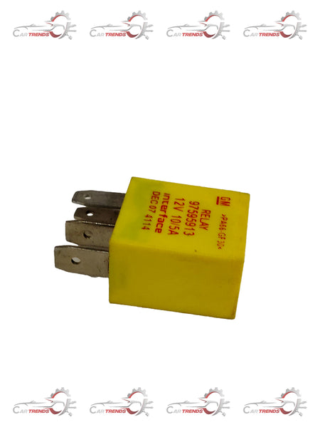 CarTrends Start Device Relay for Tavera, spare part showing a compact electronic relay with connectors on a white background.