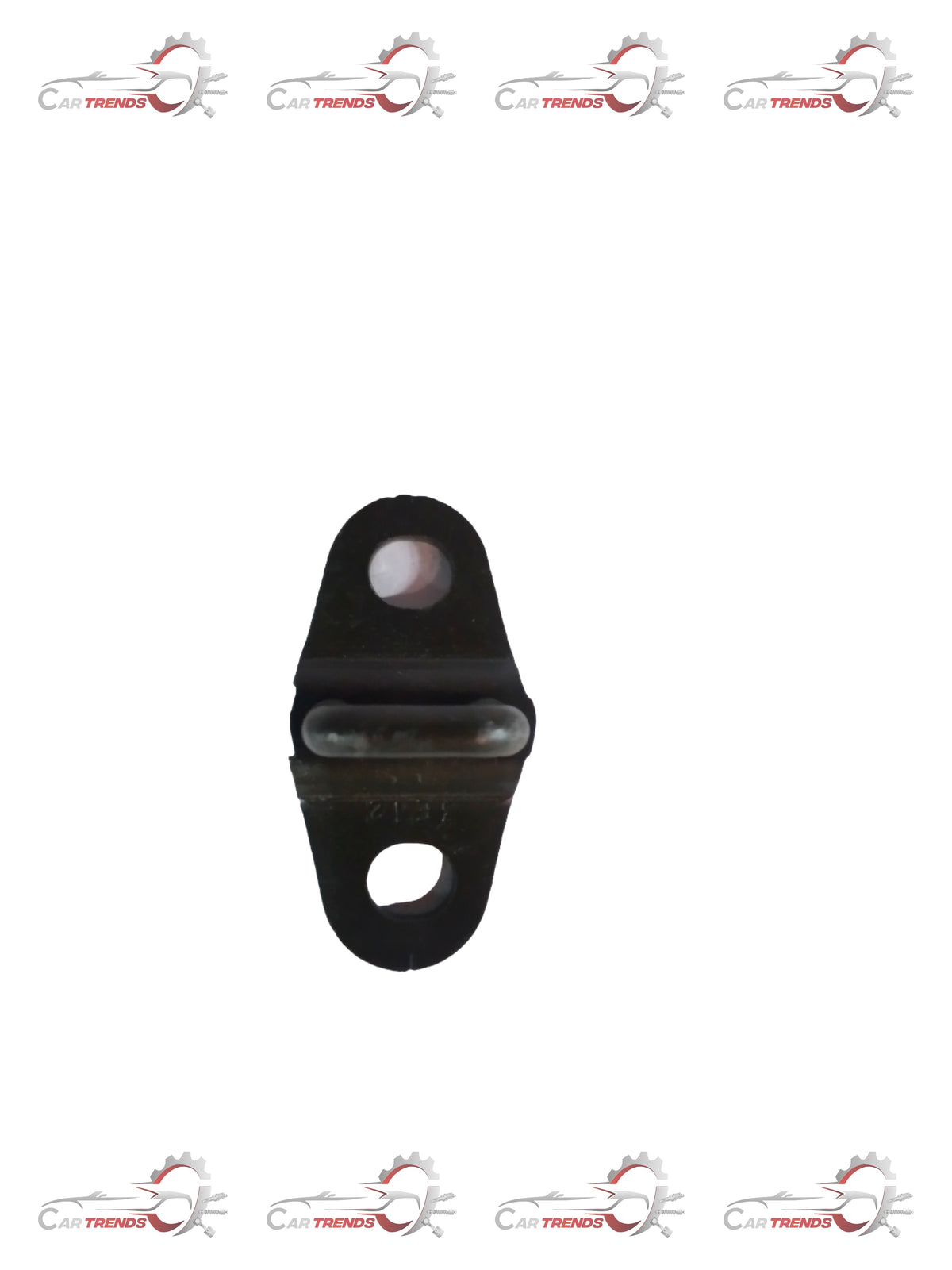 CarTrends striker latch spare part for Optra J96327157, shown in black with metal components for vehicle door security.