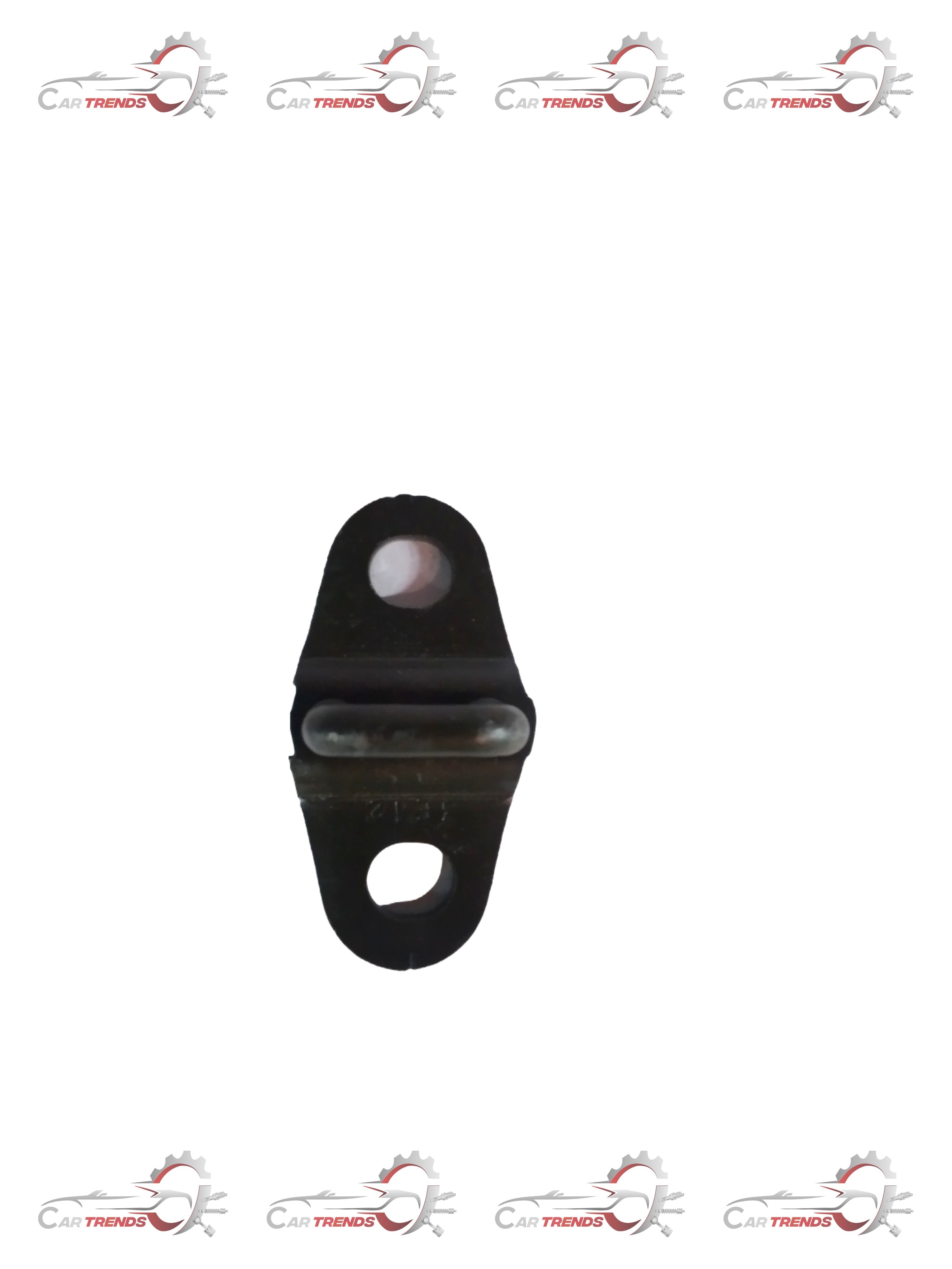 CarTrends striker latch spare part for Optra J96327157, shown in black with metal components for vehicle door security.