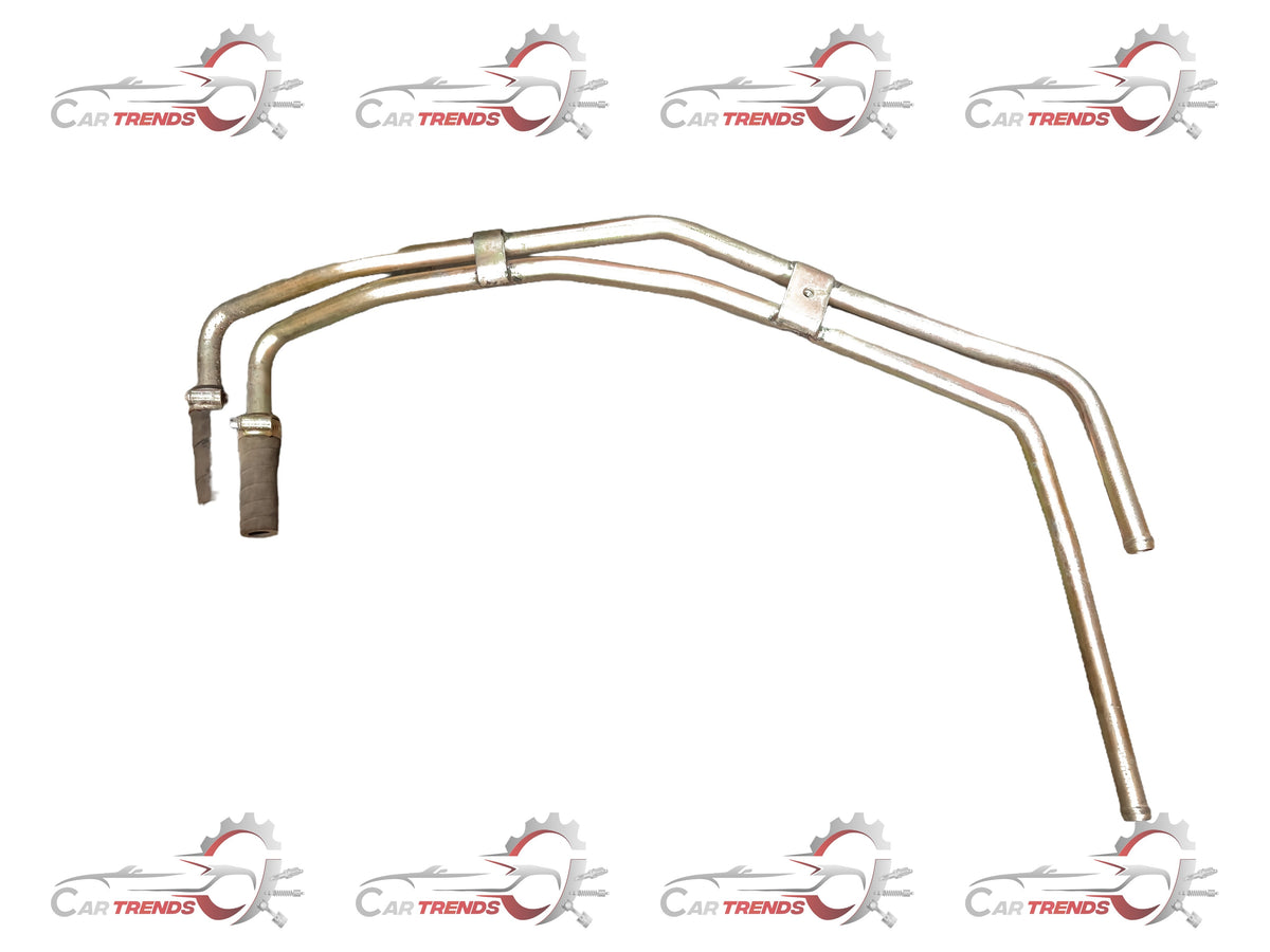 CarTrends EGR cooling pipe for Tavera, automotive spare part with metal tubing and connectors, designed for engine cooling system.