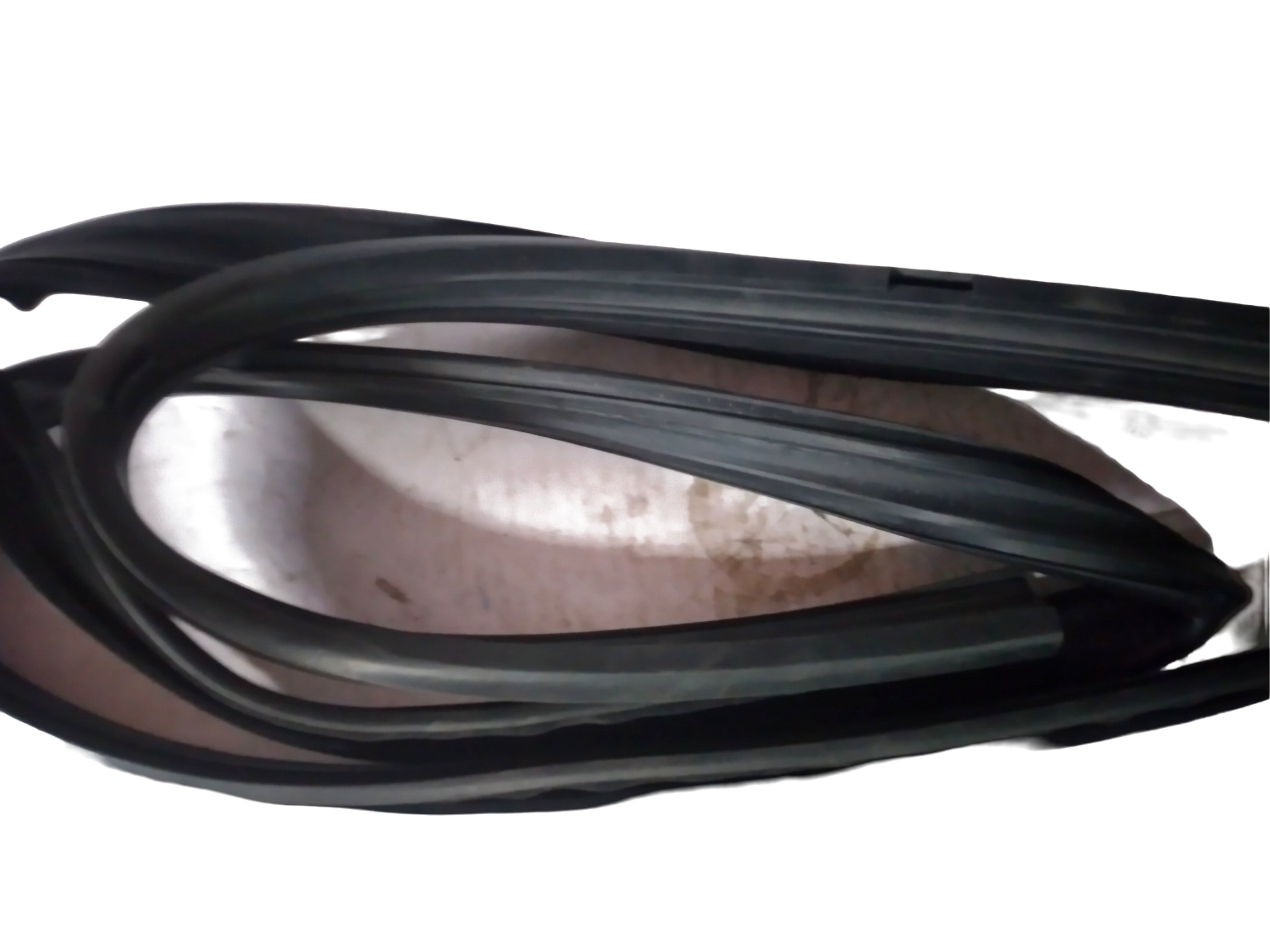 CarTrends glass run channel for Tavera front left side, vehicle spare part showing the rubber seal and metal frame.