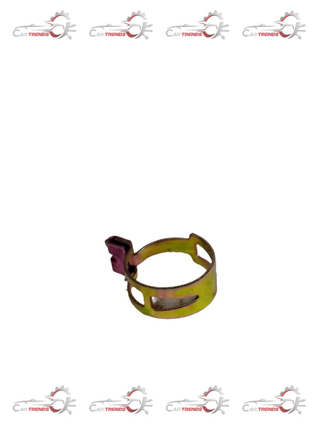 CarTrends heater hose clip for Tavera, spare parts, shown in close-up with metal clip details.