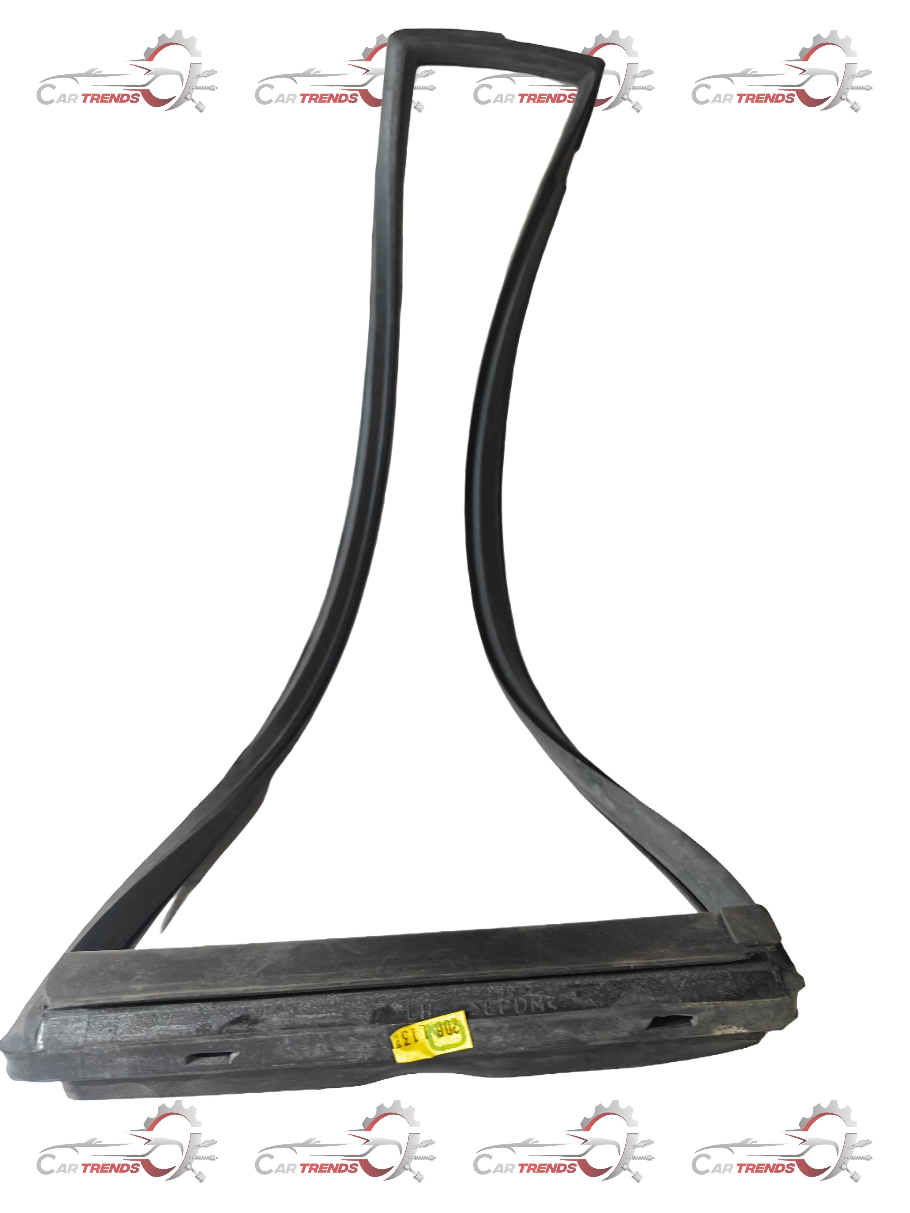 CarTrends rear door weatherstrip for Tavera left side, automotive spare part showing the weather sealing strip for the vehicle door.