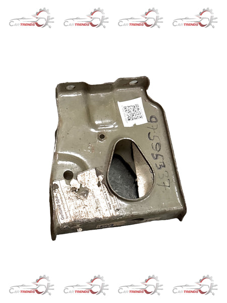 CarTrends clutch pedal bracket for Tavera, close-up of spare parts showing metal mounting bracket for clutch pedal assembly.