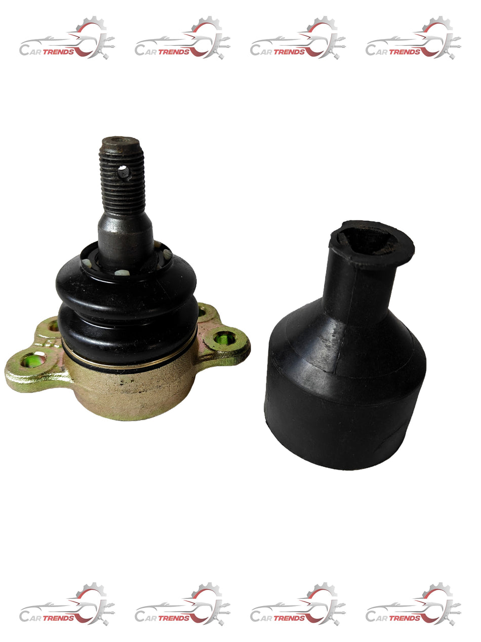CarTrends upper arm ball joint for Tavera, automotive spare part showing the metal joint and mounting points