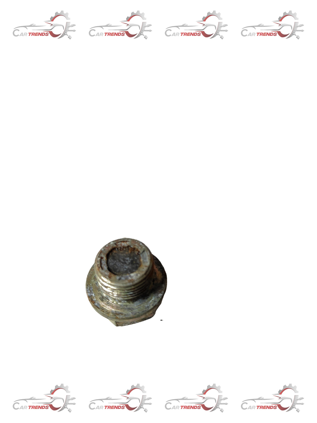 CarTrends T97597039 oil drain plug for Tavera, close-up view of spare parts for vehicle oil drainage system