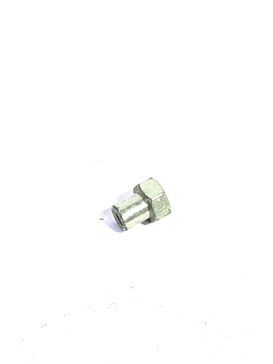 CarTrends Nut Cap Cover for Tavera, spare part image showing the black plastic wheel nut cover on a vehicle.