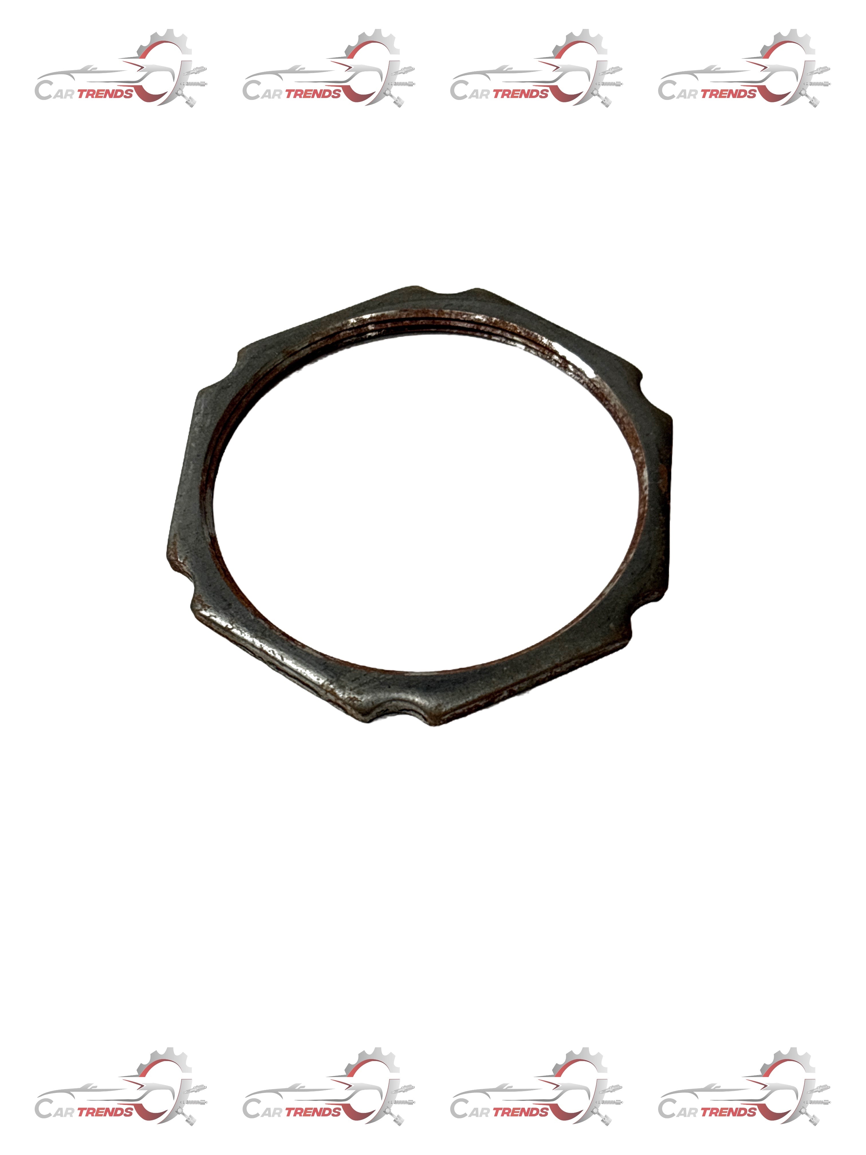 CarTrends T97598293 Nut Cover for Tavera vehicle, close-up of the black plastic spare part on a white background