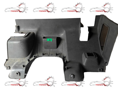 CarTrends T97599346 I P lower cover for Tavera, automotive spare part shown in black plastic with mounting details