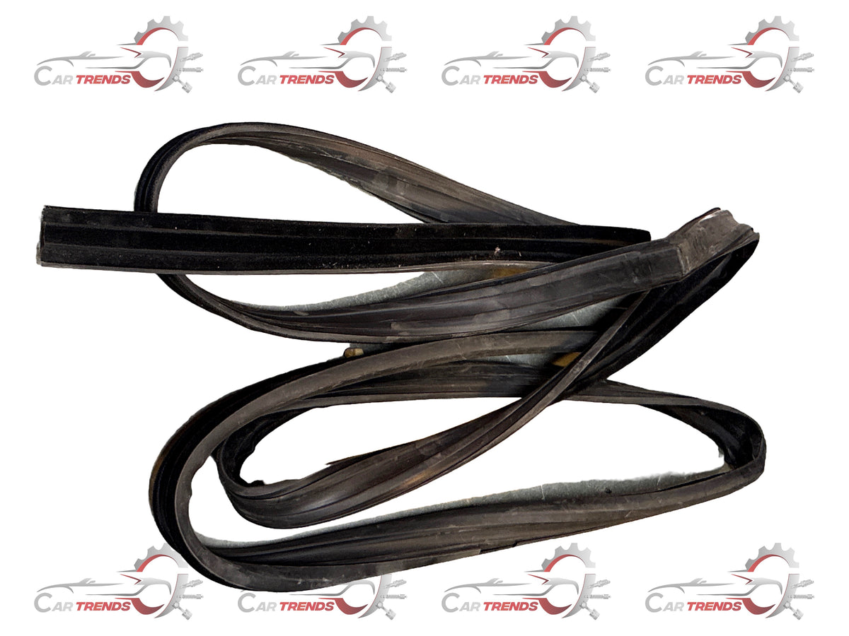 CarTrends front right glass run for Tavera, spare part showing the rubber window seal on the vehicle's door side.