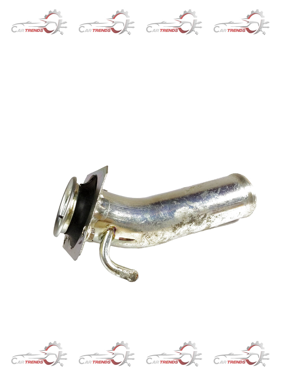 CarTrends fuel filler neck for Tavera, spare part replacement showing the metal fuel inlet and neck component.