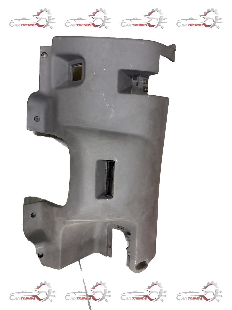CarTrends IP Lower Cover for Tavera, spare part, black plastic component shown on a vehicle.
