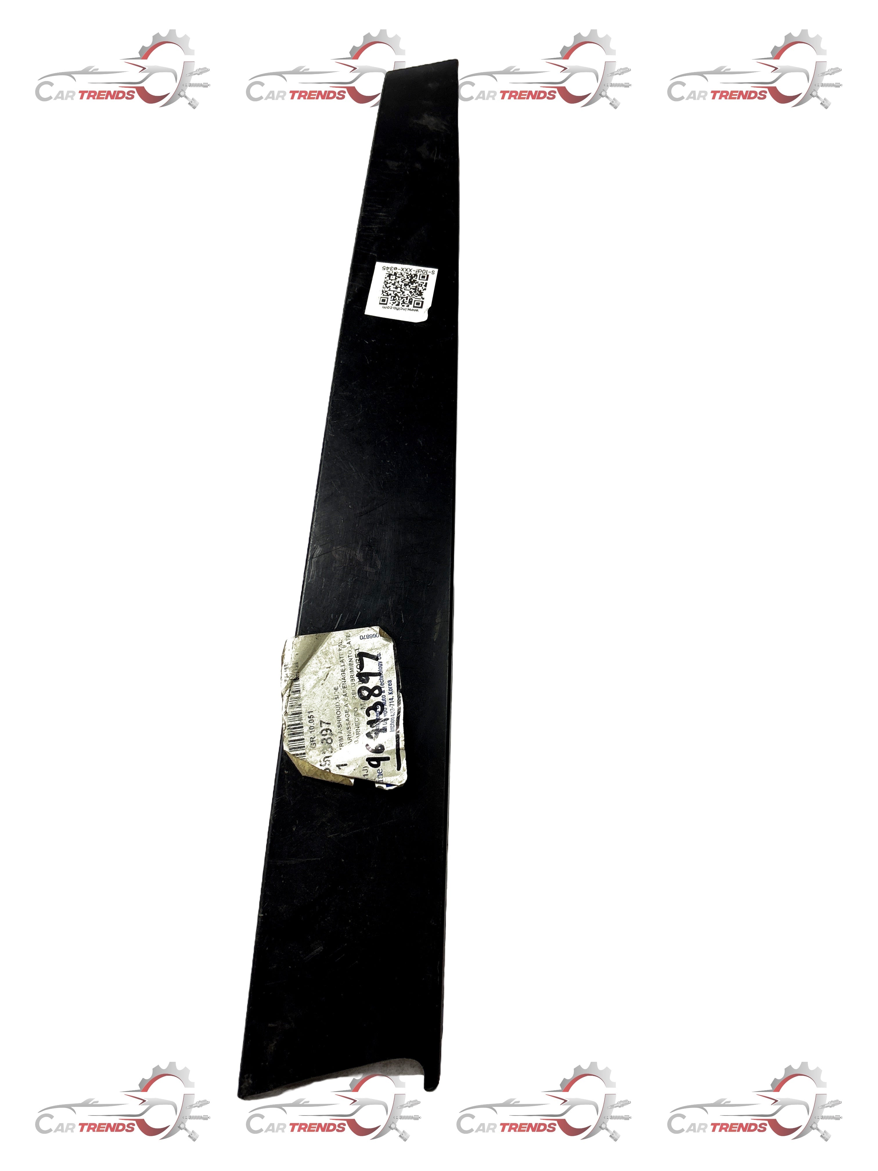 CarTrends trim shroud left for Optra 1.6, spare part, showing the black plastic component with mounting points.