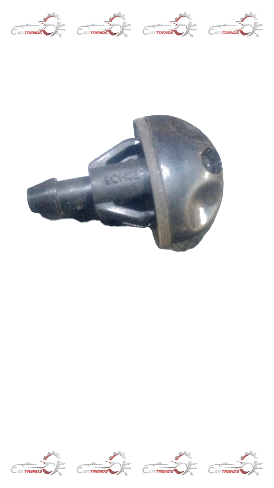 CarTrends Wiper Nozzle Spark J96484305 spare part, close-up of the black plastic wiper nozzle for vehicle windshield cleaning.