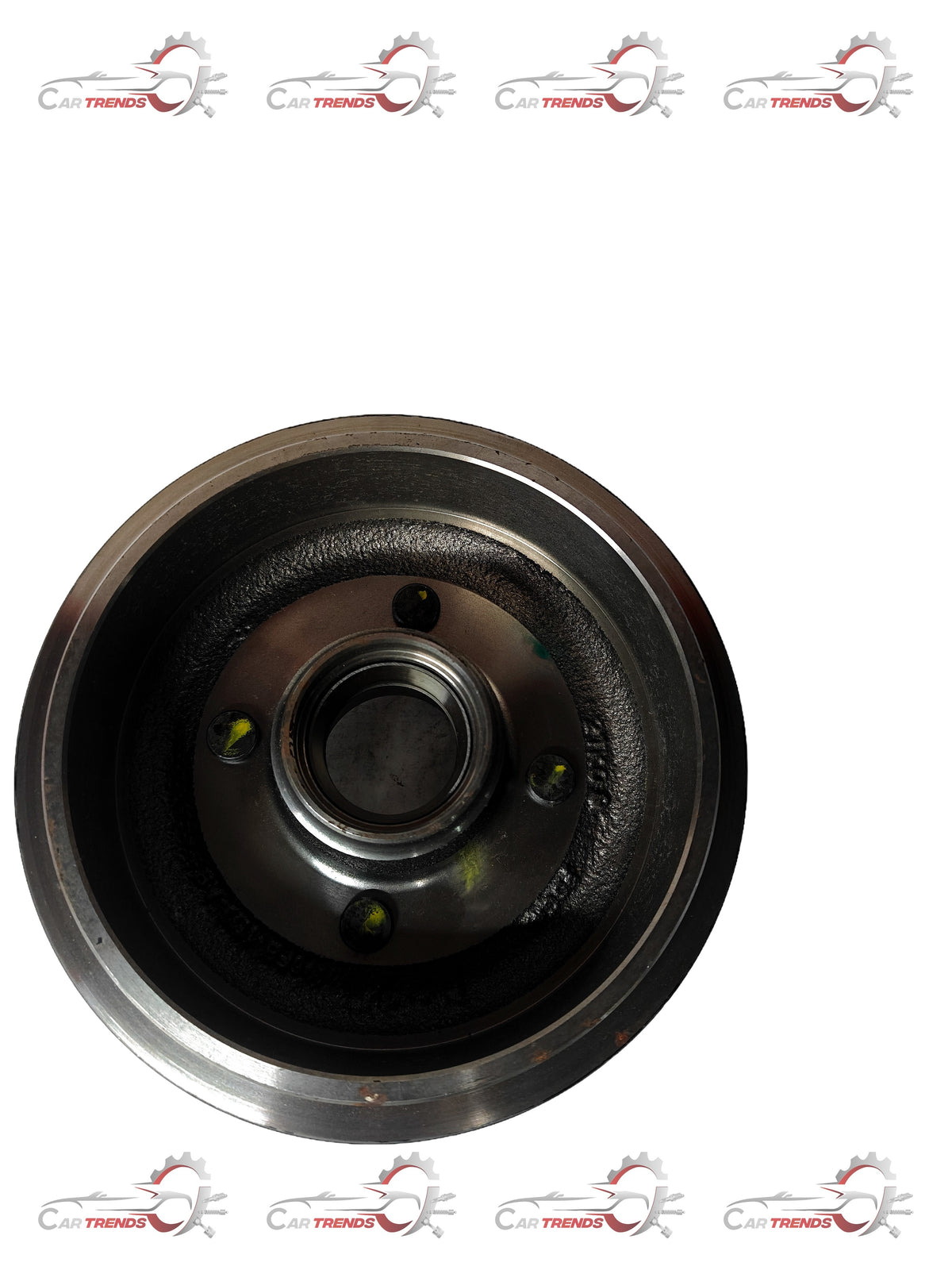 Ford Figo rear wheel hub, automotive part for rear wheel assembly, shown in the image with detailed metal components.